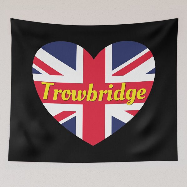 Item preview, Trowbridge England UK British Union Flag Heart - Trowbridge designed and sold by DPattonPD.