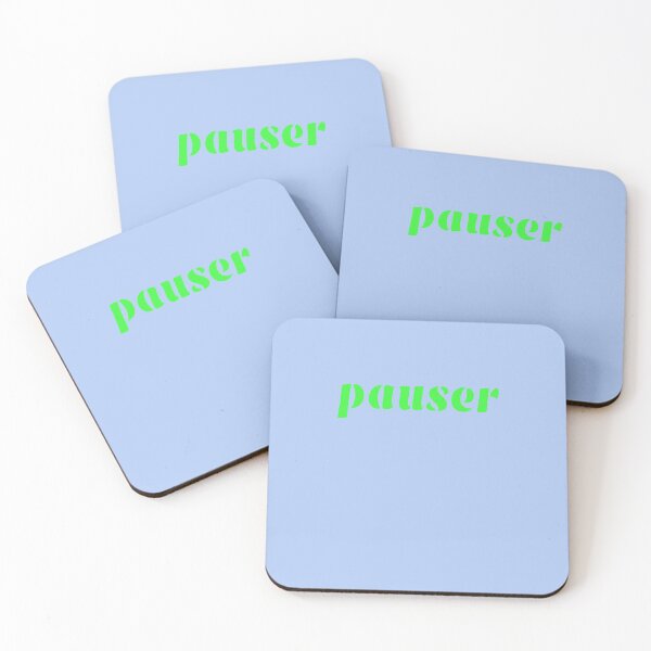 Item preview, pauser, lime letters, water designed and sold by AndPeace702.