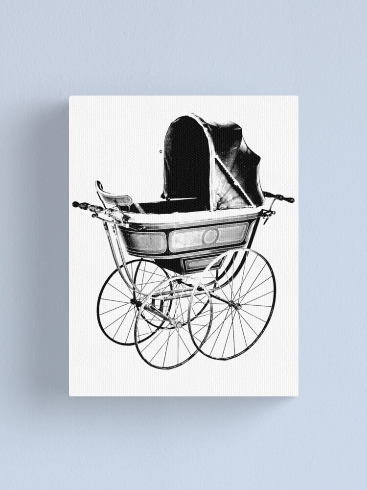 antique baby buggy