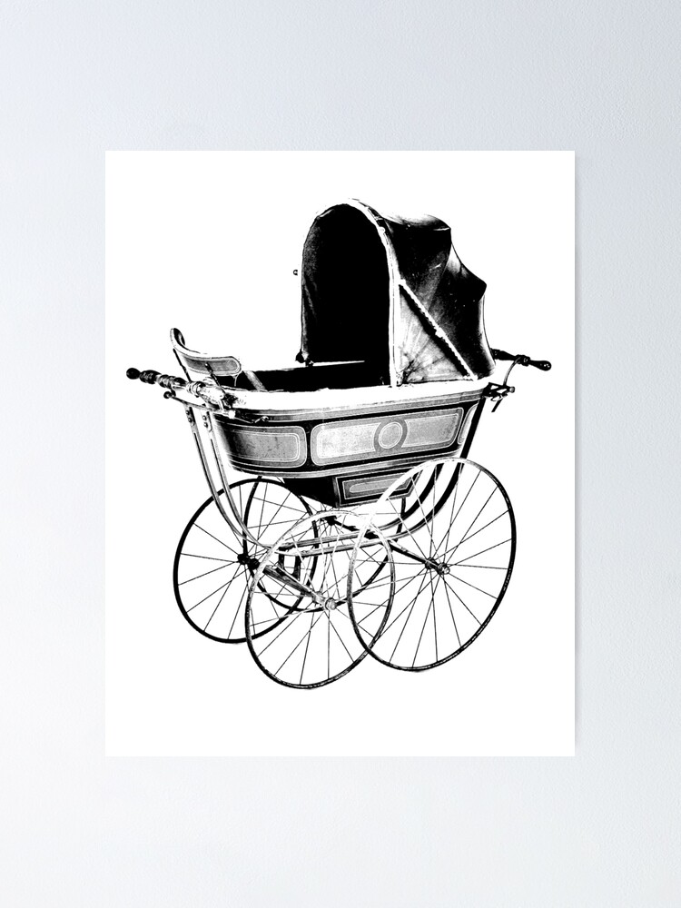 old time baby stroller