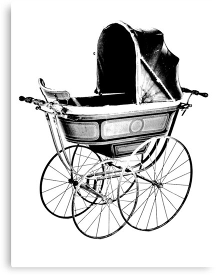 old style stroller