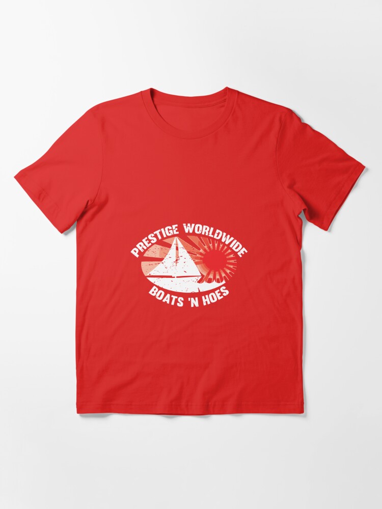 Discover Funny Boats N Hoes Hoodie Prestige Worldwide Essential T-Shirt