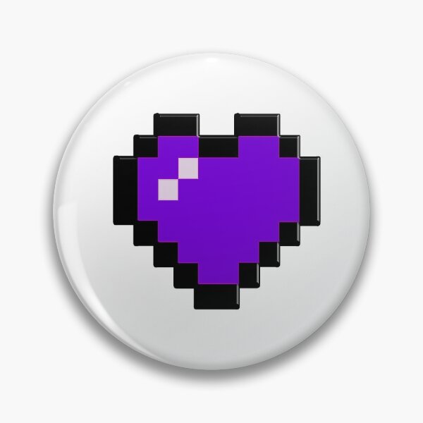 Artikelvorschau, LILA 8 BIT HERZ entworfen und verkauft von xBLACKSTAR.
