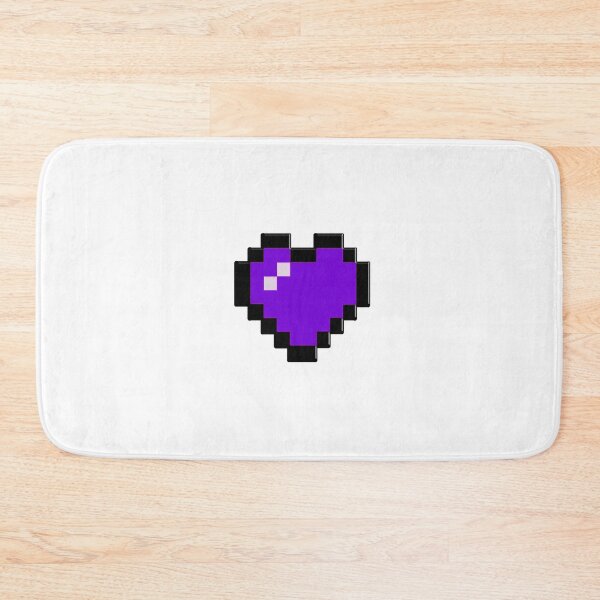 Item preview, PURPLE 8 BIT HEART designed and sold by xBLACKSTAR.
