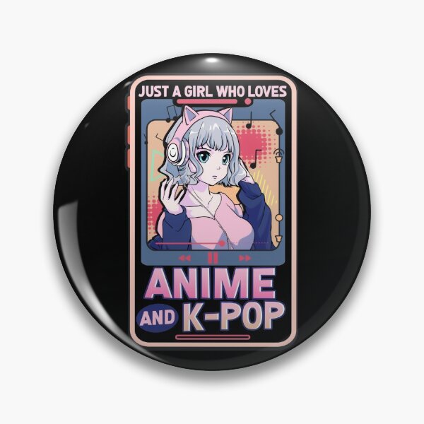 Item preview, Just A Girl Who Loves Anime And K-Pop Gifts Women Teen Girls designed and sold by DPankdesign.