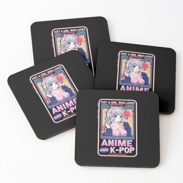 Item preview, Just A Girl Who Loves Anime And K-Pop Gifts Women Teen Girls designed and sold by DPankdesign.