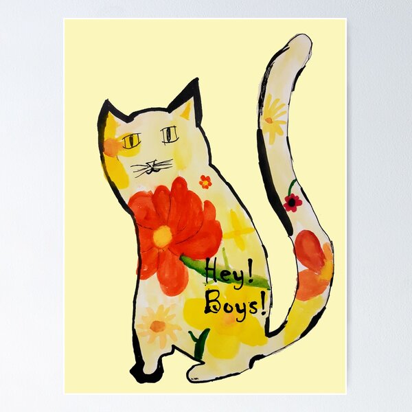 Item preview, the cat designed and sold by Pop-pop-pop.