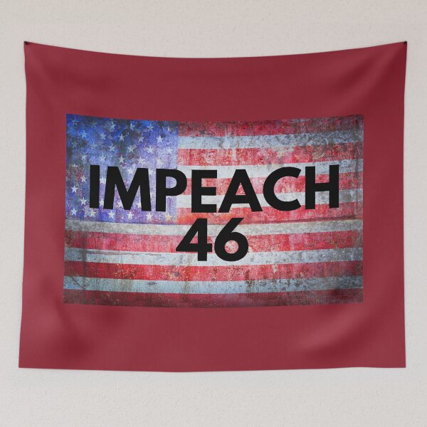 Item preview, Impeach 46 Anti Joe Biden American Flag Patriotic designed and sold by SandblockBass.