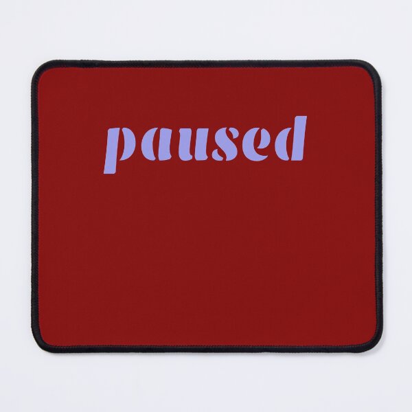 Item preview, paused,water letters, rust designed and sold by AndPeace702.