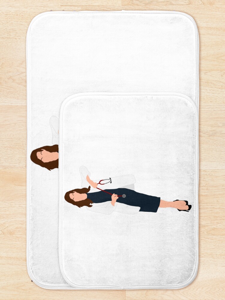 Thumbnail 5 of 6, Bath Mat, Addison Drawing designed and sold by GrellenDraws.