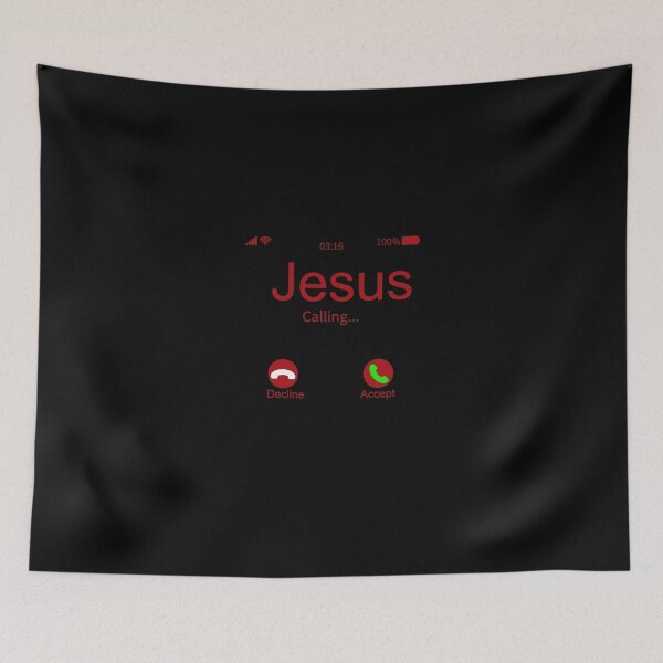 Item preview, Jesus Is Calling Christian shirt designed and sold by SukanyaShop.