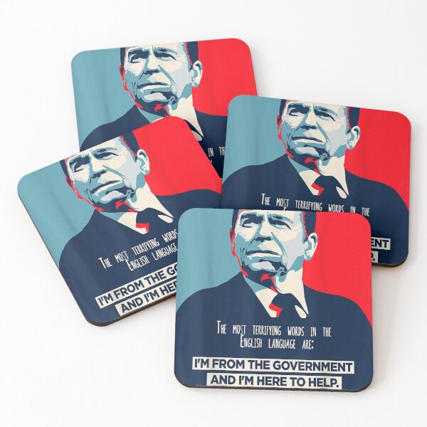 Item preview, President Ronald Reagan Funny Quotes, anti government designed and sold by Cdjaimeea.