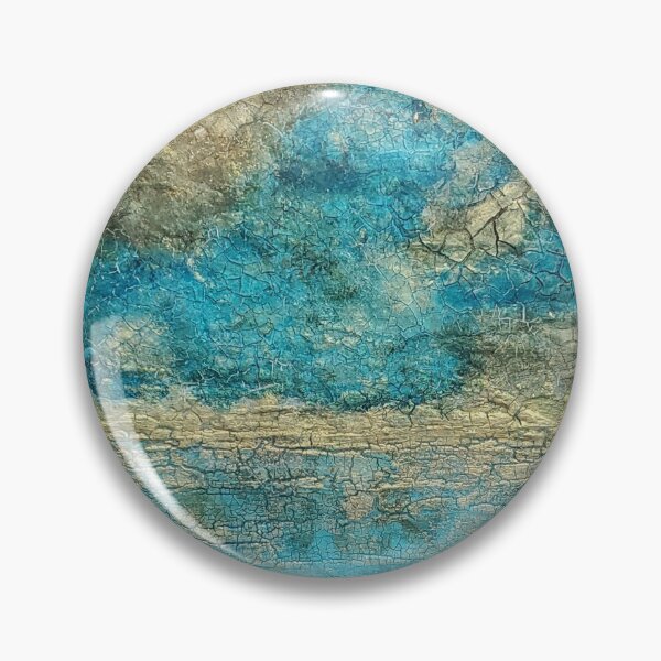 Item preview, Turquoise and Gold Forest designed and sold by ResinArtbyTana.
