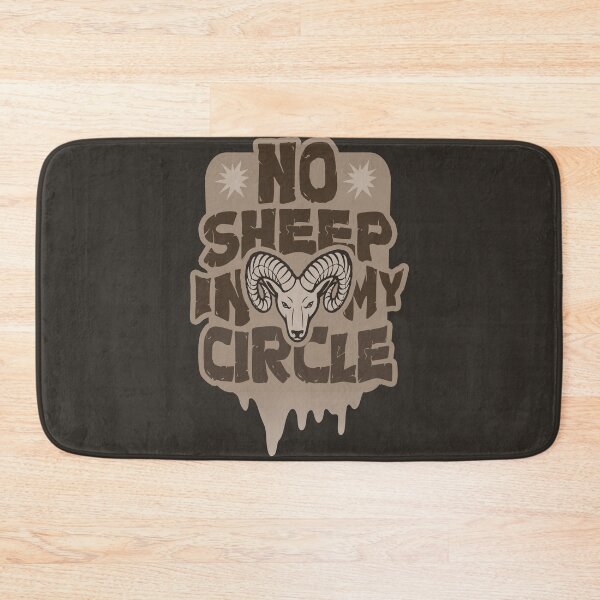 Item preview, No Sheep in My Circle - Stay Away From Negativity designed and sold by Tatzki-Design.