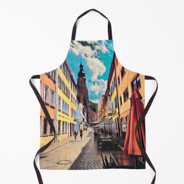 Item preview, Streets of Heidelberg designed and sold by Sofia-Draws.