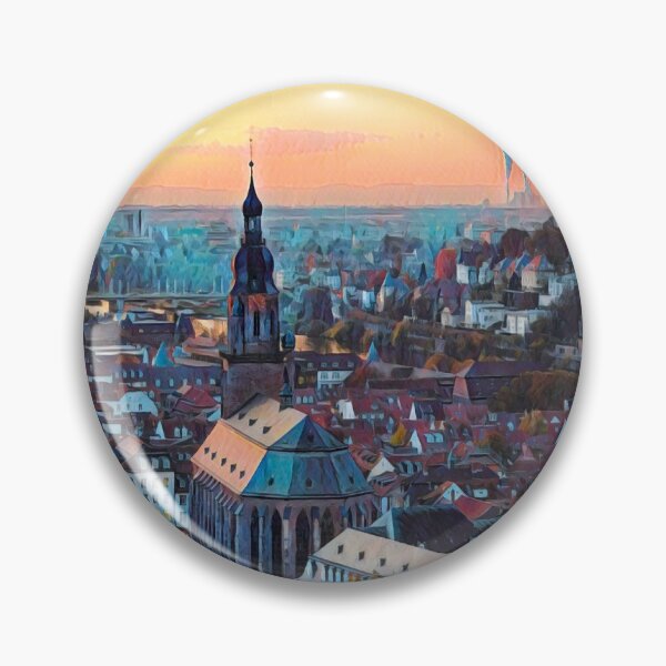 Item preview, Heidelberg Skyline designed and sold by Sofia-Draws.
