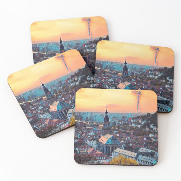 Item preview, Heidelberg Skyline designed and sold by Sofia-Draws.