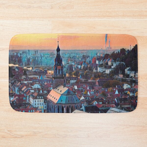 Item preview, Heidelberg Skyline designed and sold by Sofia-Draws.