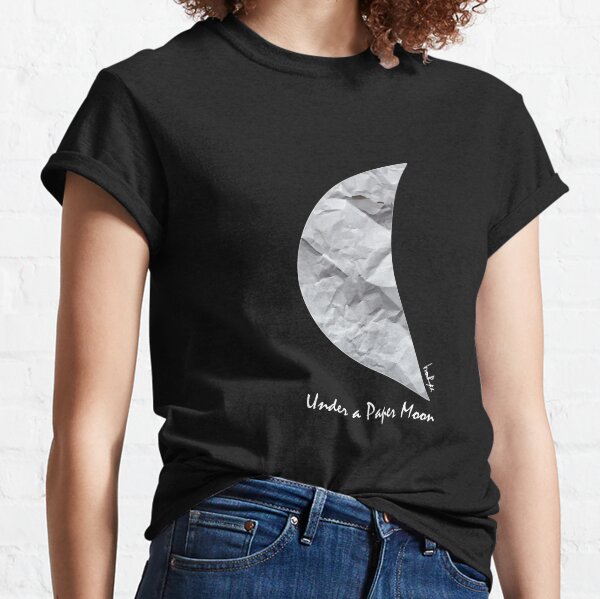 Under a Crescent Paper Moon Classic T-Shirt