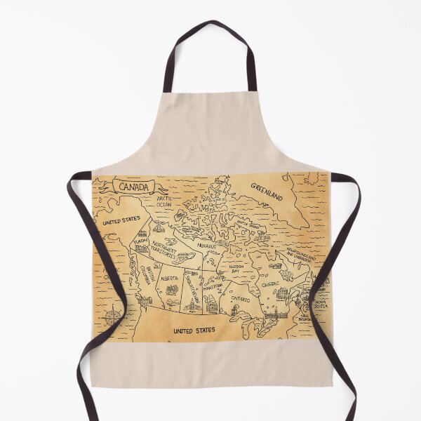 Item preview, Brown Vintage Map of Canada designed and sold by Sheridan T.