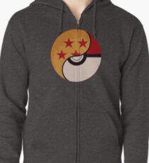 Pokemon Dragon Ball Fusion Zipped Hoodie