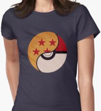 Pokemon Dragon Ball Fusion Women's Fitted T-Shirt
