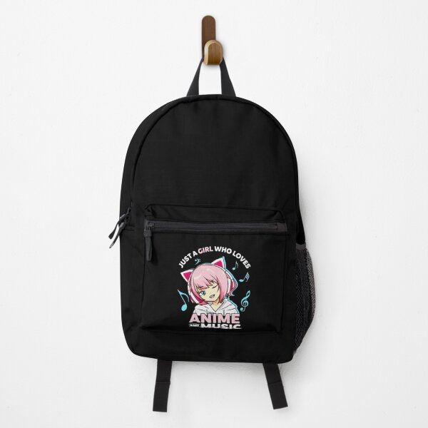 Item preview, Just A Girl Who Loves Anime and Music Women Anime Teen Girls designed and sold by DPankdesign.