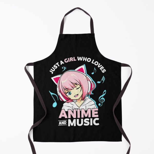 Item preview, Just A Girl Who Loves Anime and Music Women Anime Teen Girls designed and sold by DPankdesign.