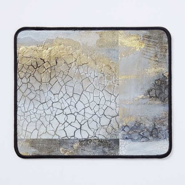 Item preview, Black and Gold Cracked Marble designed and sold by ResinArtbyTana.