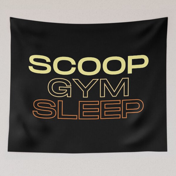 Item preview, Scoop Gym Sleep Preworkout Protein Powder Gym designed and sold by EllConApparel.