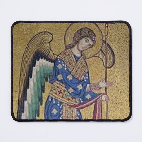 Item preview, Angel Mosaic  - Golden Byzantine Icon designed and sold by Angelkrs.