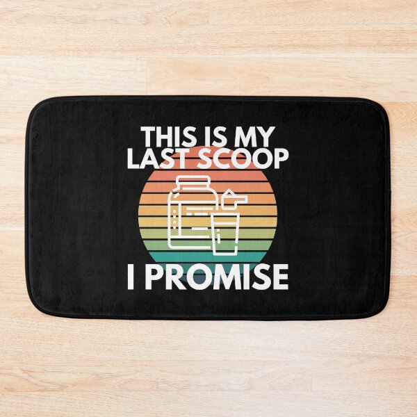 Item preview, This Is My Last Scoop I Promise Preworkout Gym Humor designed and sold by EllConApparel.