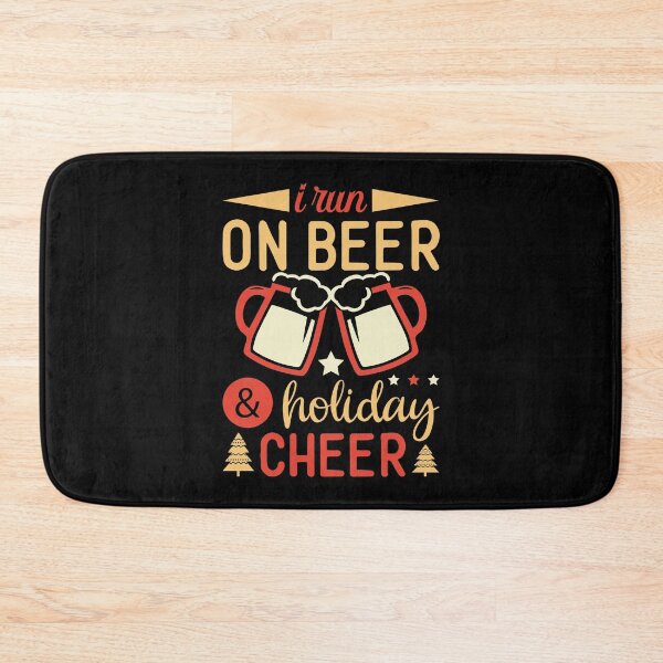 Item preview, I Run On Beer And Holiday Cheer | Christmas Gift Ideas designed and sold by DrawingBoard.