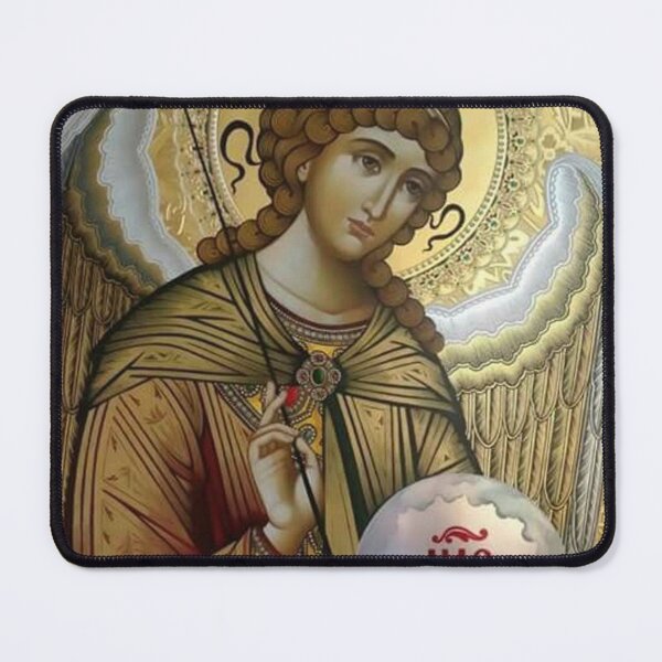 Item preview, Archangel Michael - Beautiful and Elegant Gold and Silver Byzantine Icon designed and sold by Angelkrs.
