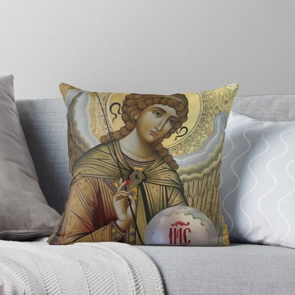 Item preview, Archangel Michael - Beautiful and Elegant Gold and Silver Byzantine Icon designed and sold by Angelkrs.