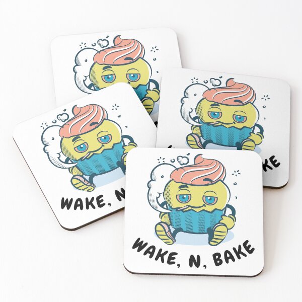 Item preview, WAKE AND BAKE designed and sold by SudeeshArt.