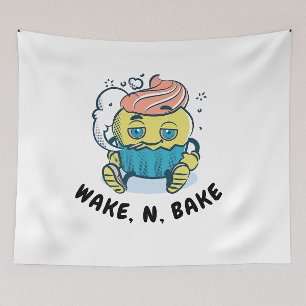 Item preview, WAKE AND BAKE designed and sold by SudeeshArt.