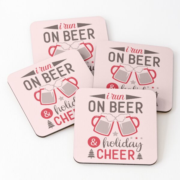 Item preview, I Run On Beer And Holiday Cheer | Gift Ideas designed and sold by DrawingBoard.