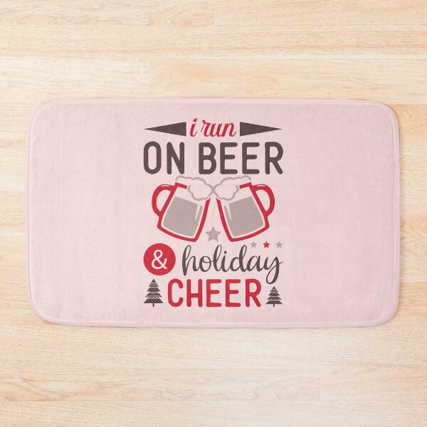 Item preview, I Run On Beer And Holiday Cheer | Gift Ideas designed and sold by DrawingBoard.