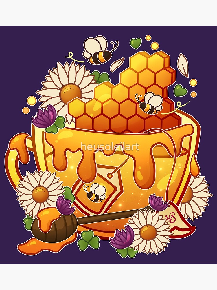 Disover Honeycomb Teacup Premium Matte Vertical Poster