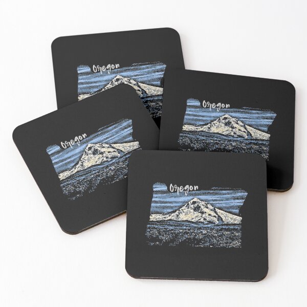 Item preview, Mt Hood Oregon Hand Drawn Engraving designed and sold by amsariah83.