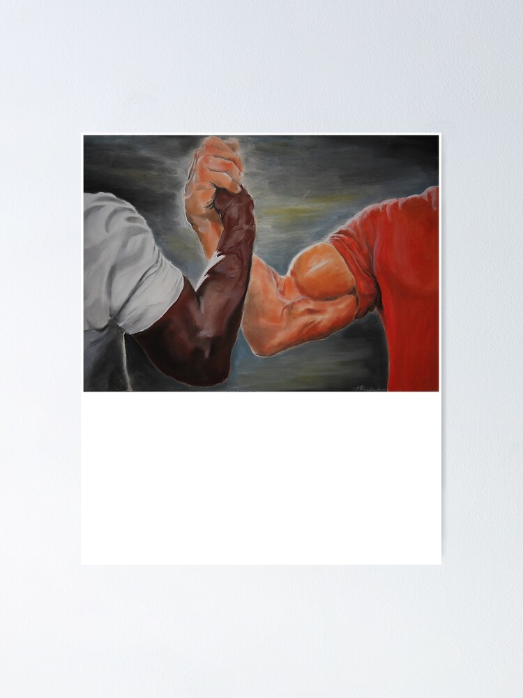 Epic Handshake Meme Classic T-Shirt.png | Art Board Print