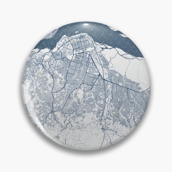 Item preview, Kinshasa City Map of Congo - Coastal designed and sold by deMAP.