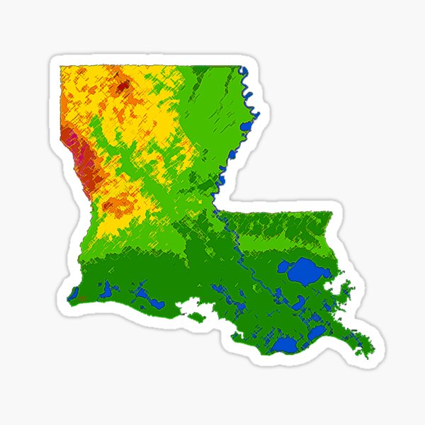 Louisiana Map with Louisiana State Flag Kids T-Shirt for Sale by Havocgirl