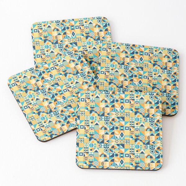Item preview, Bauhaus Azulejo geometric mosaic #1 designed and sold by GreekTavern1979.