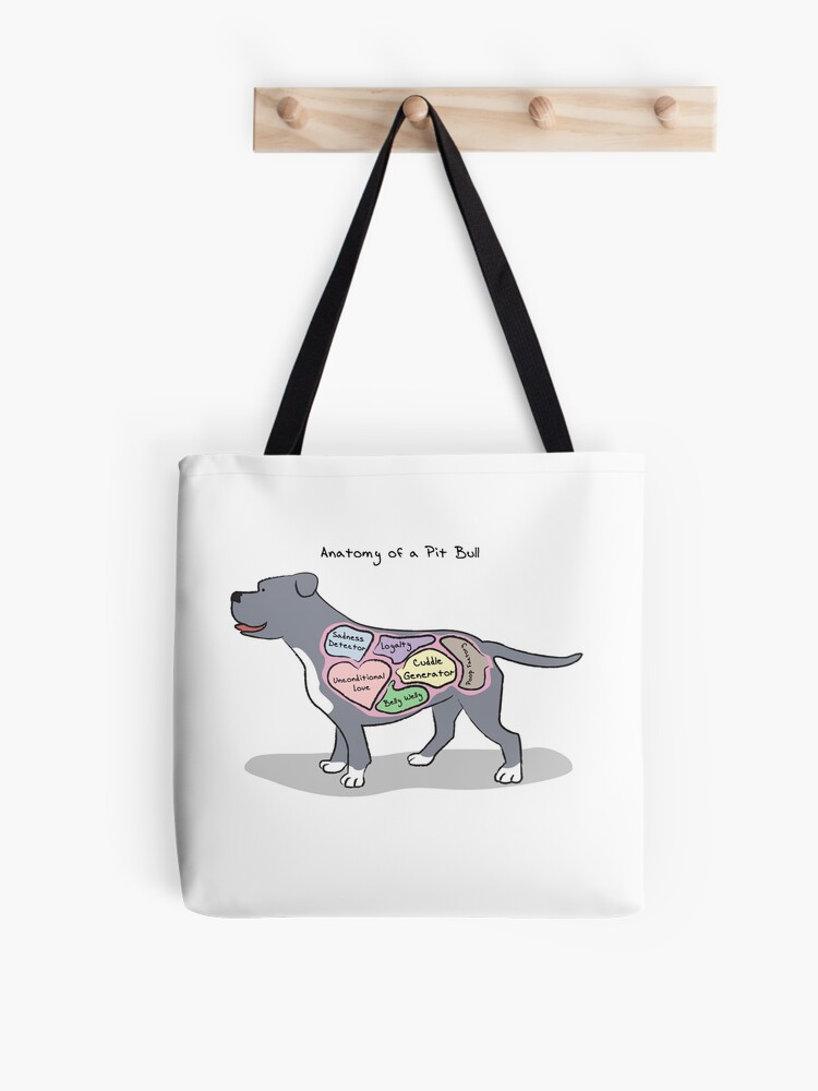 Loved By A Pit Bull Tote Bag New  MADE IN USA 