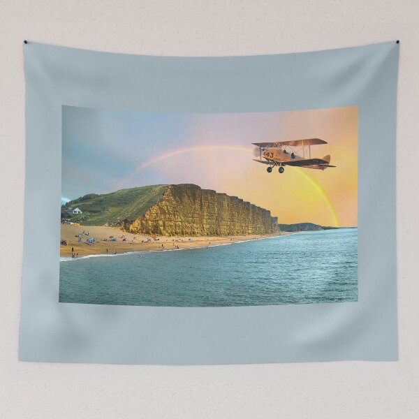 Item preview, Tiger Moth At West Bay designed and sold by Alisonchambers2.
