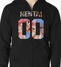 Hentai 00 Longsleeve Zipped Hoodie