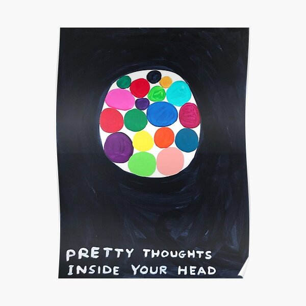 PRETTY THOUGHTS INSIDE YOUR HEAD Poster
