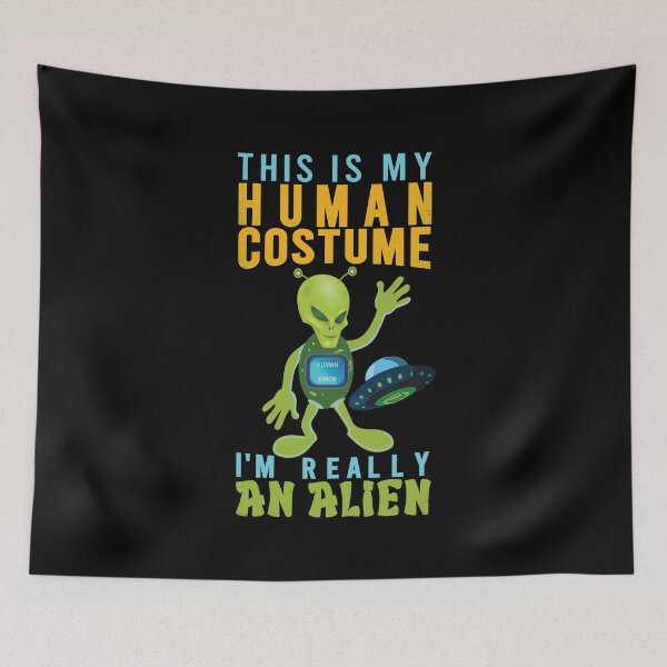 Item preview, This Is My Human Costume I'm Really An Alien  designed and sold by amishacreates.